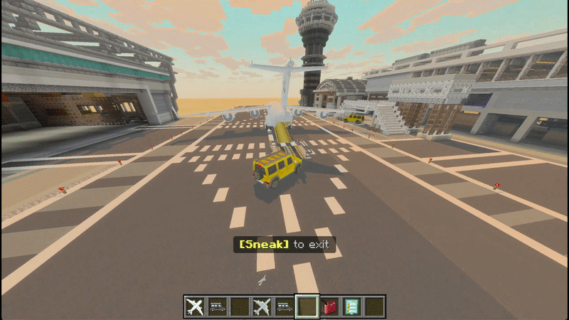 Cargo system: C17 loading and midair drop sequence